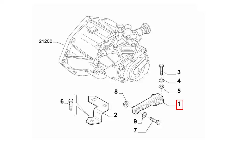 Linea Motor Arka Bağlantı Takozu Şema Linea Motor Arka Bağlantı Takozu Şema