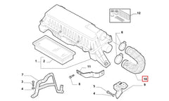 Fiorino Hava Filtre Kutusu Hortumu Şema