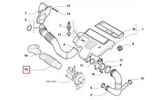 Grande Punto Hava Filtre Kutusu Borusu Şema