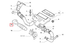 Fiorino Hava Filtre Kutusu Borusu Şema