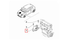 Linea Motor Ön Bağlantı Takozu Şema