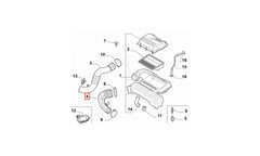 Doblo Hava Filtre Kutusu Hortumu Şema