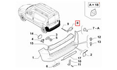 Doblo Tampon Bağlantı Ayağı Şema