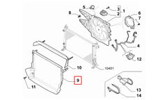 Doblo Radyatör Davlumbazı Şema