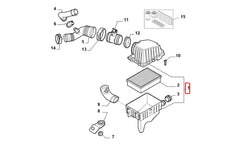 Linea Hava Filtre Kutusu Şema