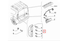 Doblo Stop Lambası Şema