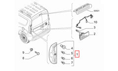 Doblo Stop Lambası Şema