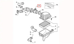 Grande Punto Hava Akış Ölçüm Debimetresi Şema