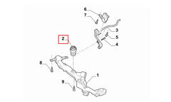Doblo Dingil Süspansiyon Takozu Şema