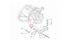 Linea Motor Arka Takozu Bağlantı Ayağı Şema