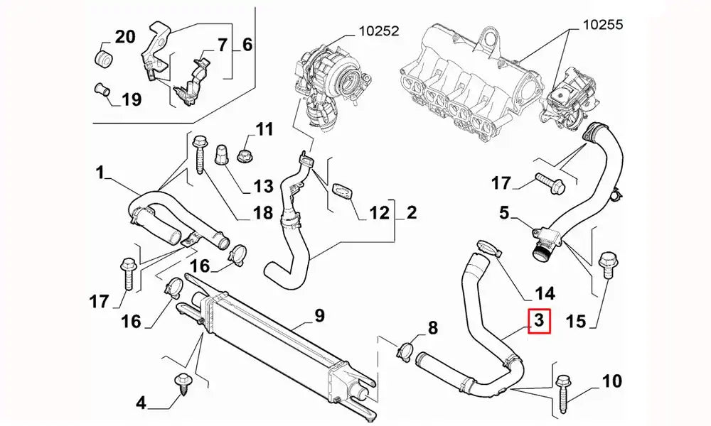 Linea Turbo Hortumu Şema Linea Turbo Hortumu Şema