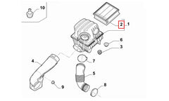 500 Hava Filtresi Şema