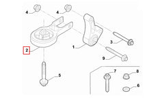 Egea Motor Arka Bağlantı Takozu Şema