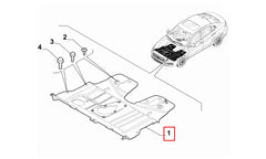 Egea Motor Alt Koruma Plastiği Şema