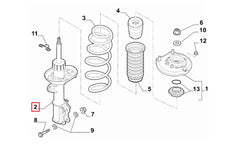 Doblo Ön Amortisör Şema