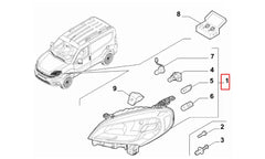 Doblo Ön Far Komple Şema