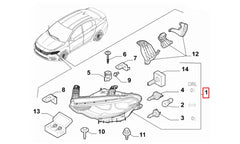 Egea Ön Far Komple Şema