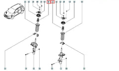 Kadjar Amortisör Süspansiyon Takozu Şema