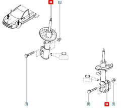 Laguna Ön Amortisör Şema