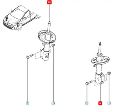 Megane Ön Amortisör Şema