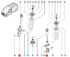 Trafic Ön Amortisör Şema