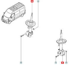 Master Ön Amortisör Şema