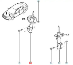 Latitude Ön Amortisör Şema
