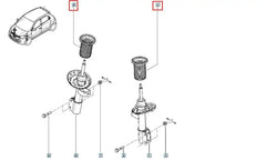 Modüs Amortisör Toz Körüğü Şema