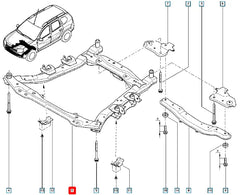 Duster Motor Beşiği Şema