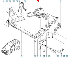 Kangoo Motor Beşiği Şema