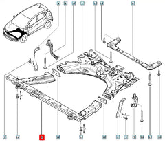 Captur Radyatör Alt Paneli Şema