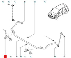 Duster Viraj Demiri Kelepçesi Şema