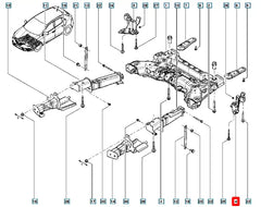 Talisman Motor Beşiği Bağlantı Kolu Şema