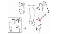 Mito Krank Kasnağı Cıvatası Şema
