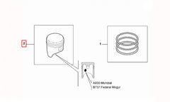 İdea Silindir Onarım Seti (Piston, Segman) Şema