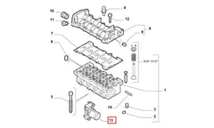 500 Motor Blok Su Giriş Borusu Şema