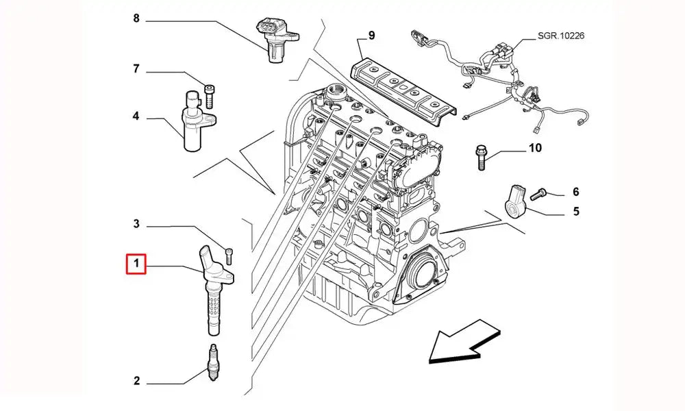 Punto Ateşleme Bobini Şema Punto Ateşleme Bobini Şema