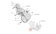 500 Alternatör Kayışı Şema