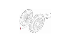 Egea Debriyaj Seti ( Baskı, Balata ) Şema