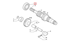 Linea Şanzıman Kamalı Mili Bilyası Şema