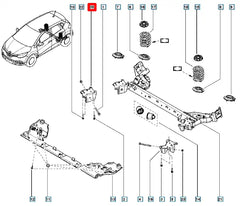 Clio Dingil Bağlantı Ayağı Şema