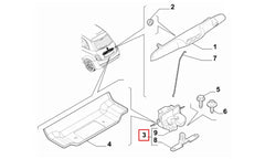Bravo Bagaj Kilit Mekanizması Şema