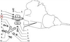 Uno Motor Arka Takozu Şema