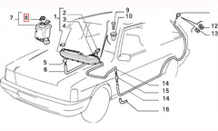 Uno Silecek Suyu Deposu Kapağı Şema