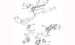 Tipo Egzoz Askı Ve Montaj Lastik Takozu Şema