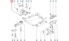 Logan Motor Ön Bağlantı Takozu Şema
