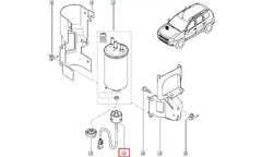 Sandero Yakıt Filtre Sensörü Şema