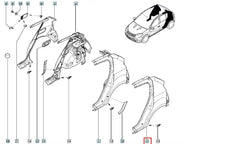 Sandero Çamurluk Şema