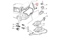 156 Bagaj Amortisörü Şema