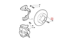147 Ön Fren Diski Şema